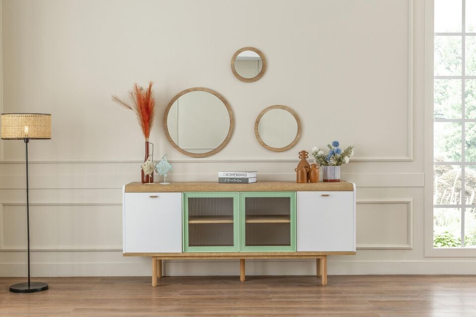 Krk Linda Konsol Alm Çerçeve Kapak