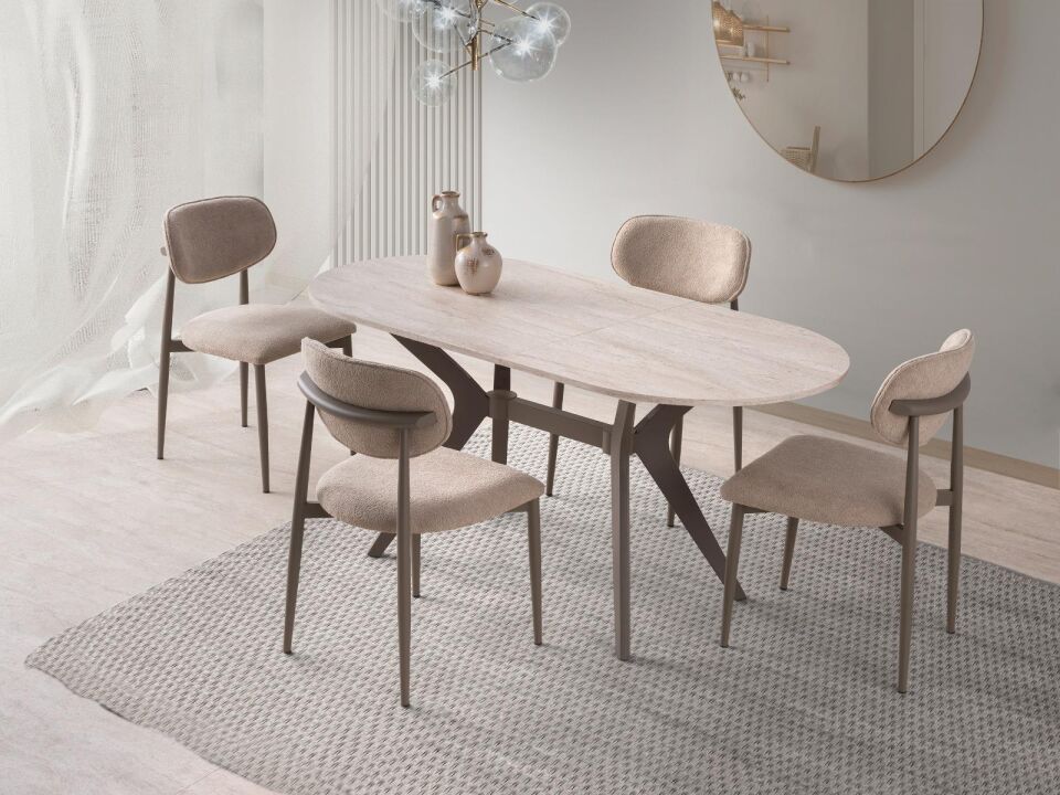 Nar Valentino Yemek Masası Takımı