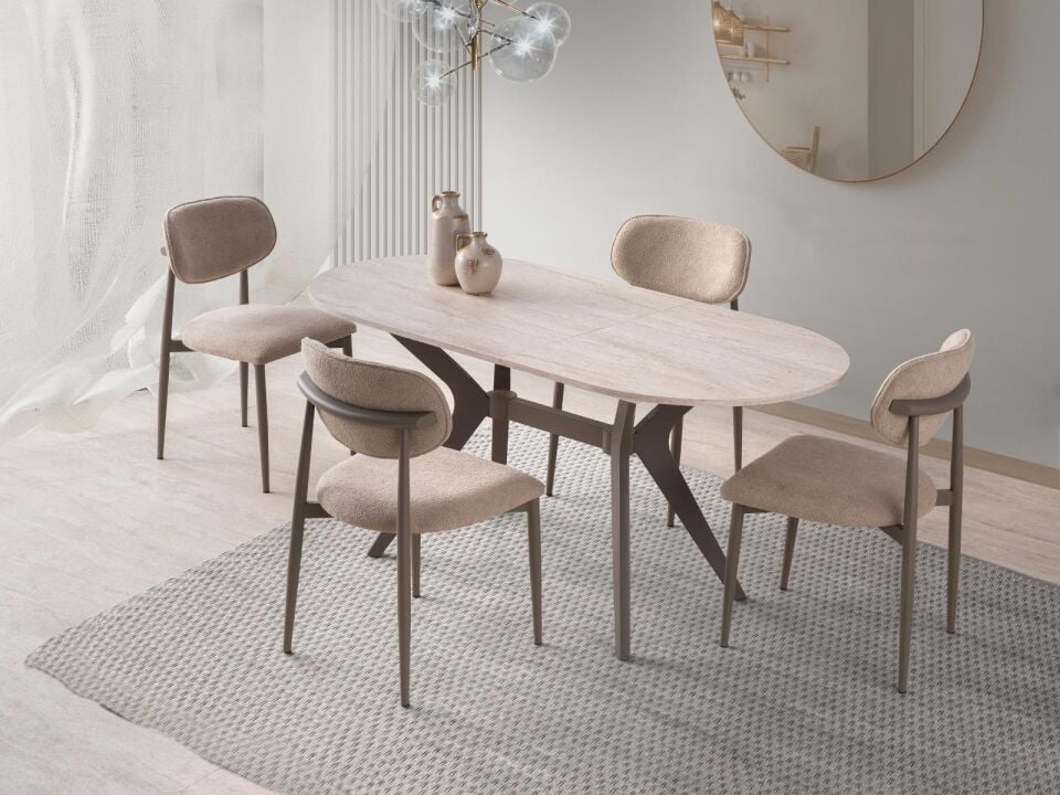 Nar Valentino Yemek Masası Takımı