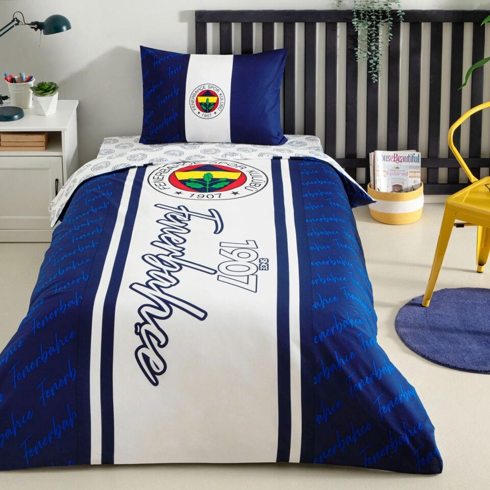 Taç 4812 Brf Kulup Lisanslı Nevresim Takımı Fenerbahçe 1907 Glow