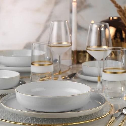Kütahya Moderna Yemek Tk Altın File 24 Prc. MOD24Y220