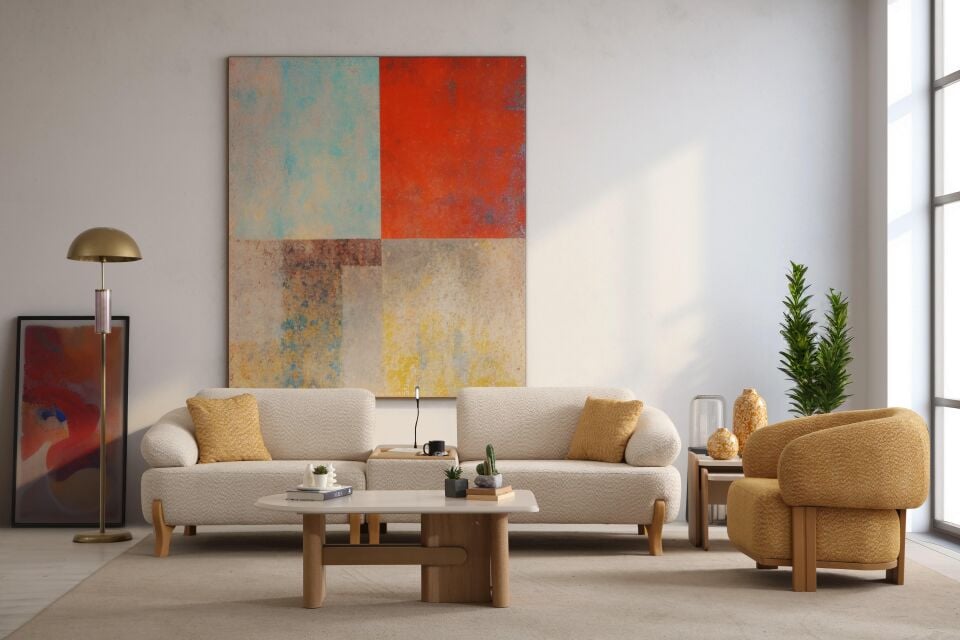 Rll Bianco Koltuk Takımı 3+1