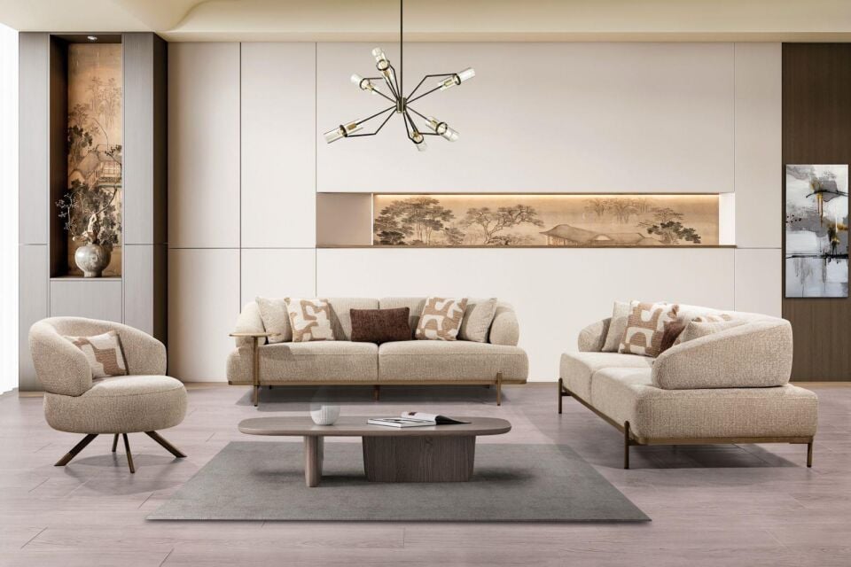 Brs Ahsen Koltuk Takımı 3+3+1