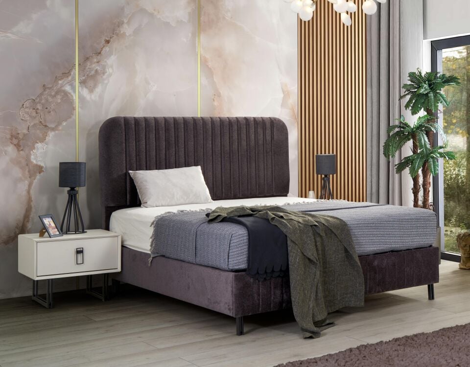 Arn Puzzle 160*200 Bazalı Karyola (Baza+Başlık)