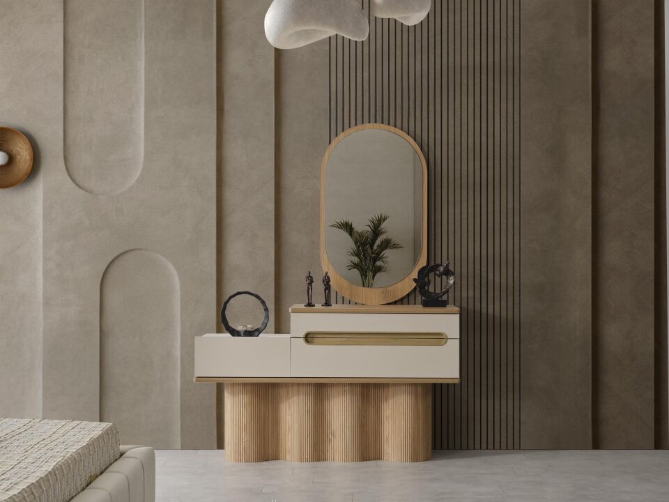 Bym Lizbon Şifonyer(Ayna Dahil)