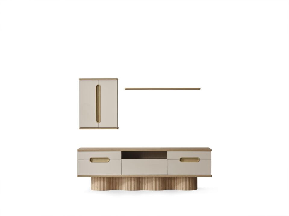 Bym Lizbon Tv Ünitesi Üst Modül-Sol