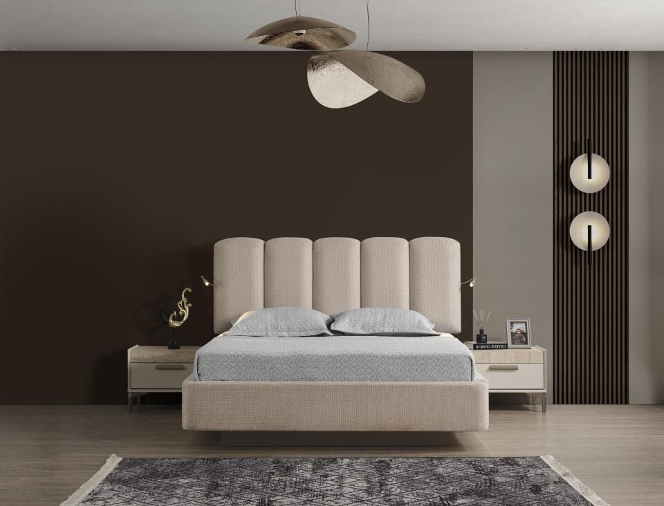 Bym Varna Karyola Başlık Dahil(Bazalı 160*200)