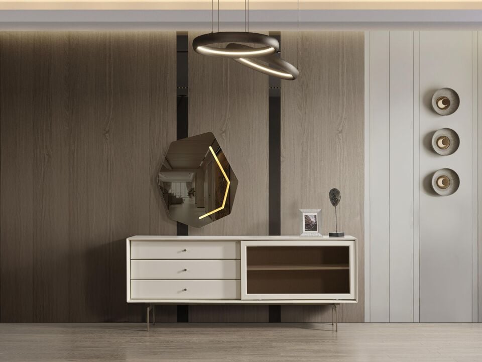 Bym Milano Konsol(Ayna Dahil)