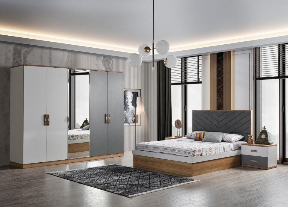 Bym Asya 5 Kapılı Yatak Odası Takımı