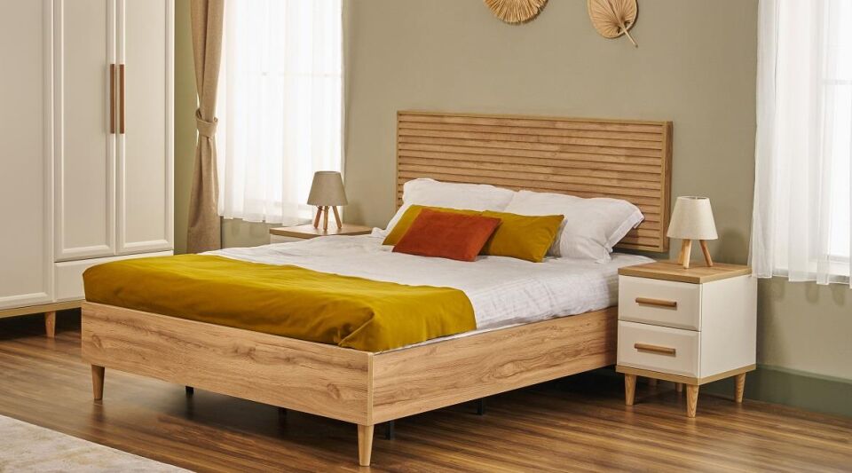 Mil Tena 160'lık Bazalı Karyola(Başlık Hariç)