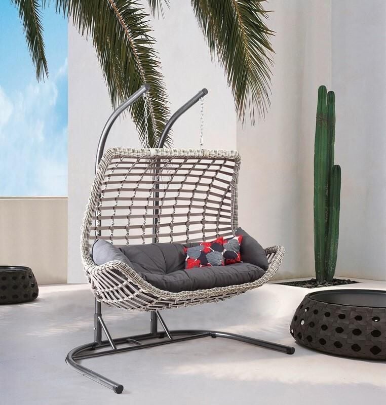 Rattan Salıncak İkili Capi