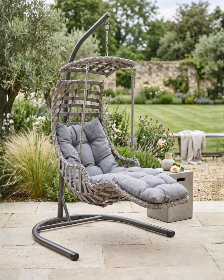 Garden Alaçatı Plus Salıncak Gri