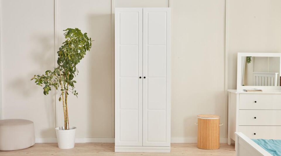 Mil Pan 2 Kapaklı Çekmeceli Gardırop