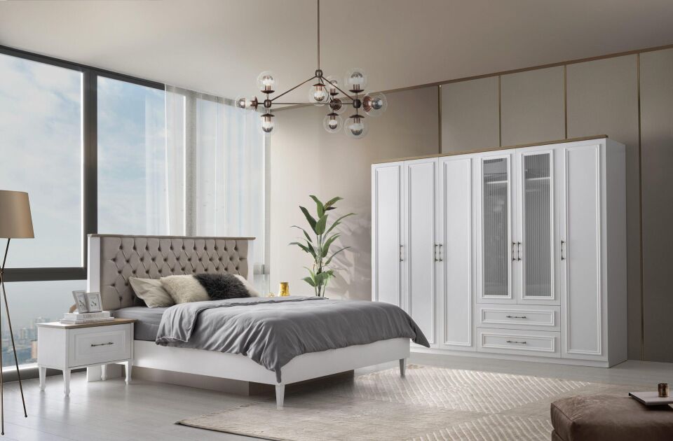 Vze Alsara Yatak Odası Takımı Bazalı