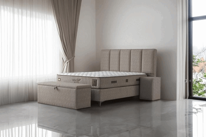 Zinde Visco Pocket Yatak Baza Başlık Seti