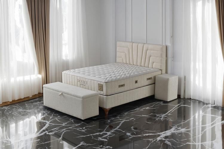 Zinde Double Comfort Yatak Baza Başlık Seti