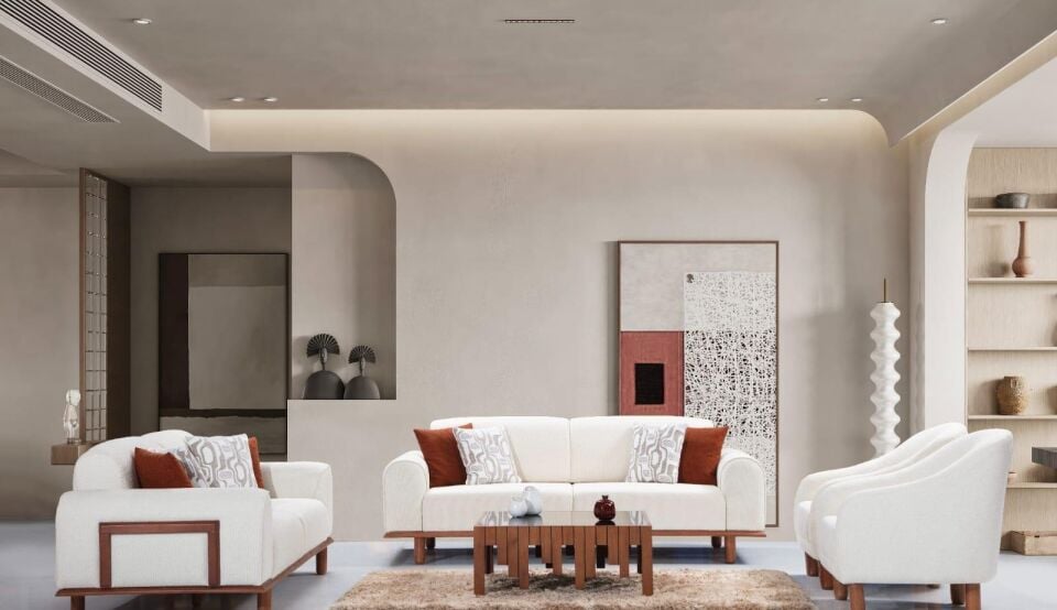 Fdl Cunda Koltuk Takımı 3+3+1